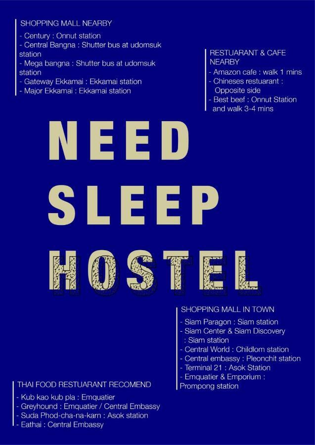 Need Sleep Hostel Bangkok Luaran gambar